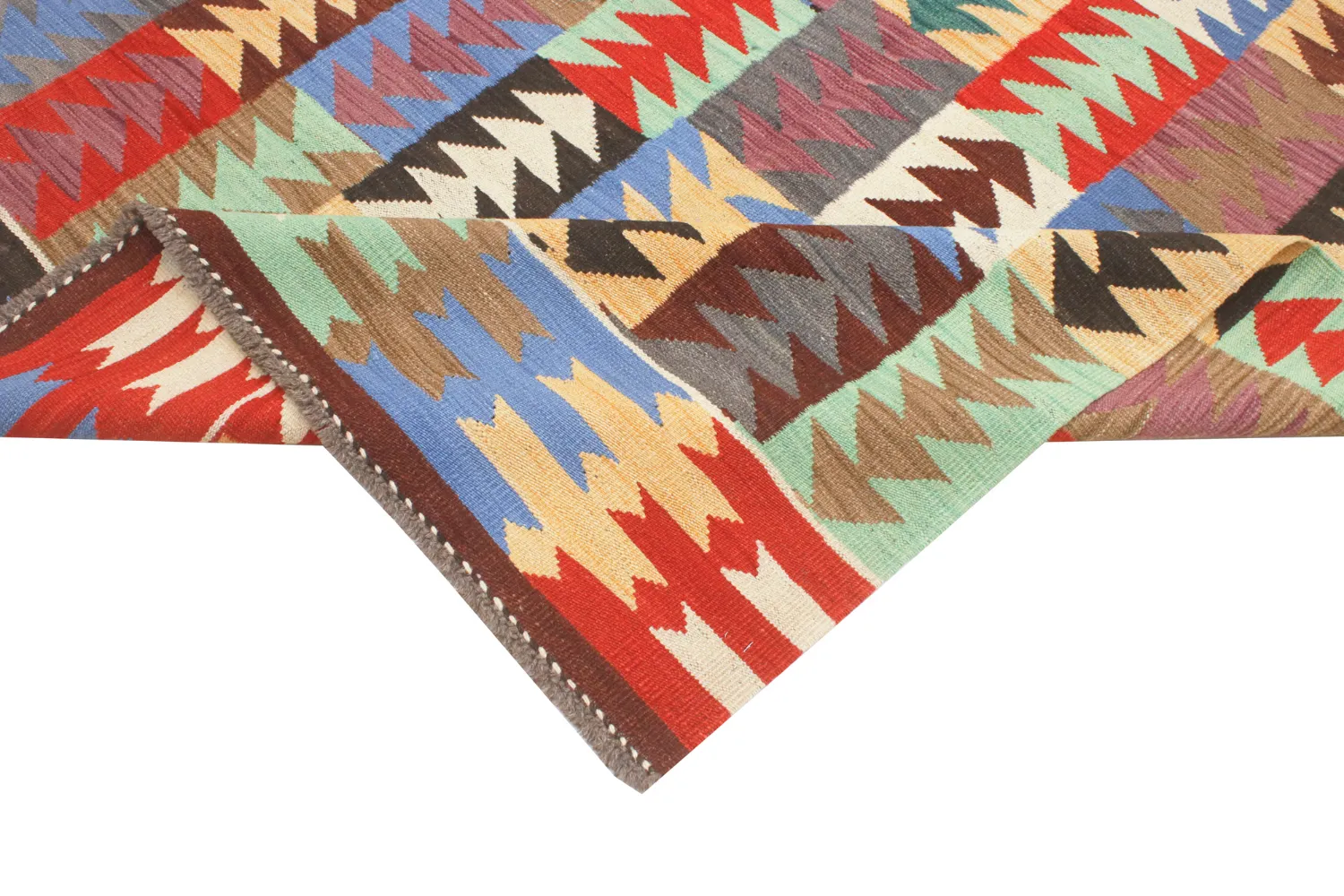 Keleti Szőnyeg - Hazara Kelim Hand Woven - 154 x 201 cm