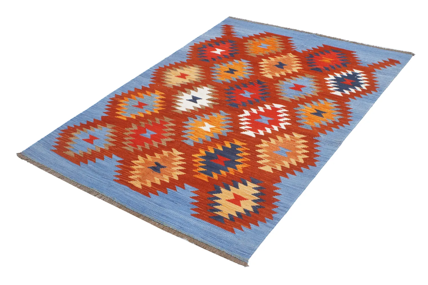 Keleti Szőnyeg - Hazara Kelim Hand Woven - 135 x 184 cm