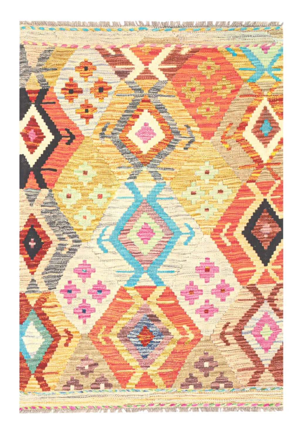 Keleti Szőnyeg - Vegi Kelim Hand Woven - 86 x 125 cm