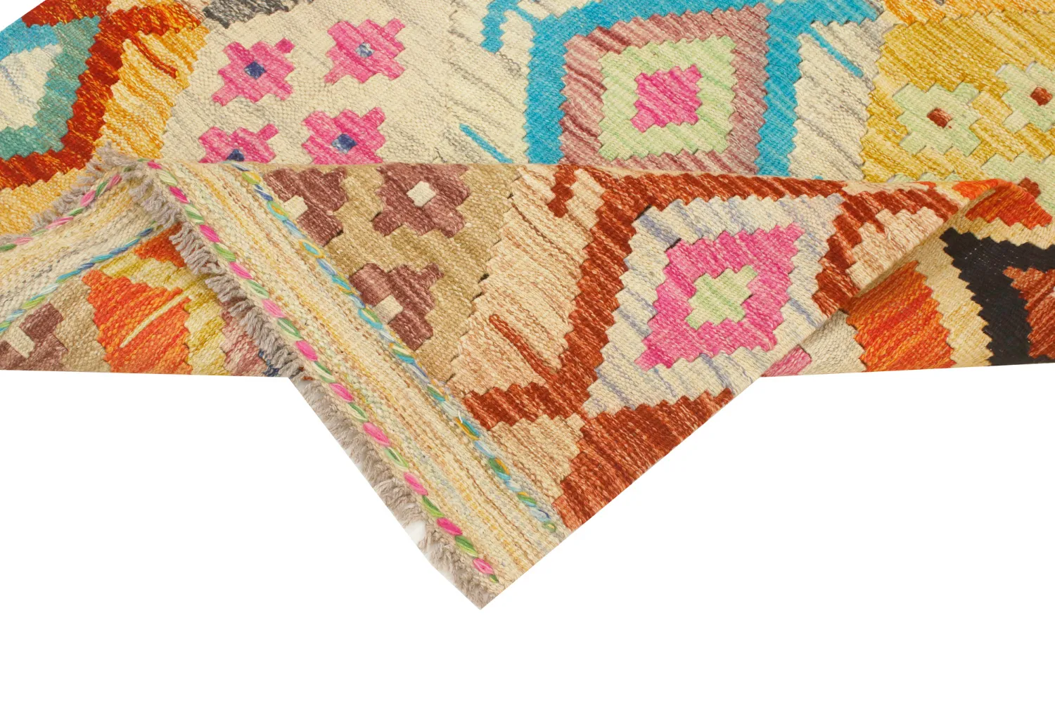 Keleti Szőnyeg - Vegi Kelim Hand Woven - 86 x 125 cm