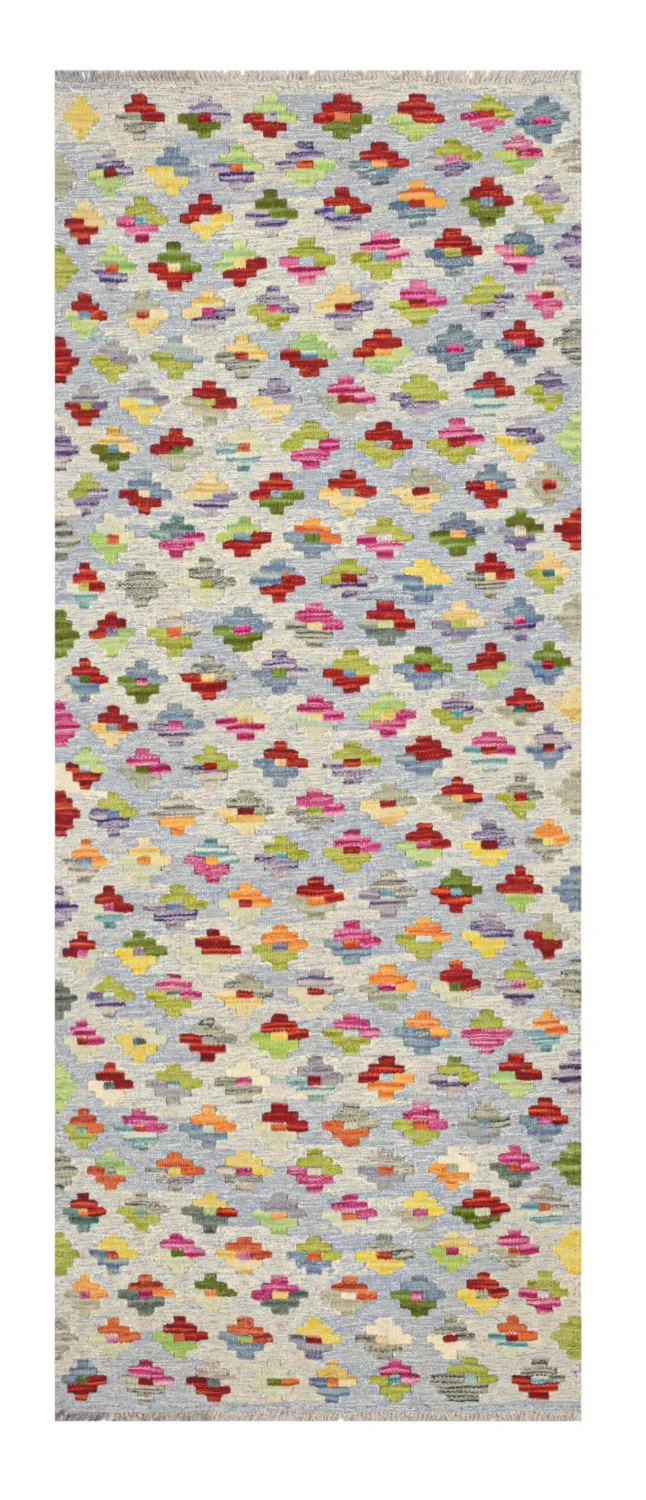 Keleti Szőnyeg - Vegi Kelim Hand Woven - 77 x 197 cm