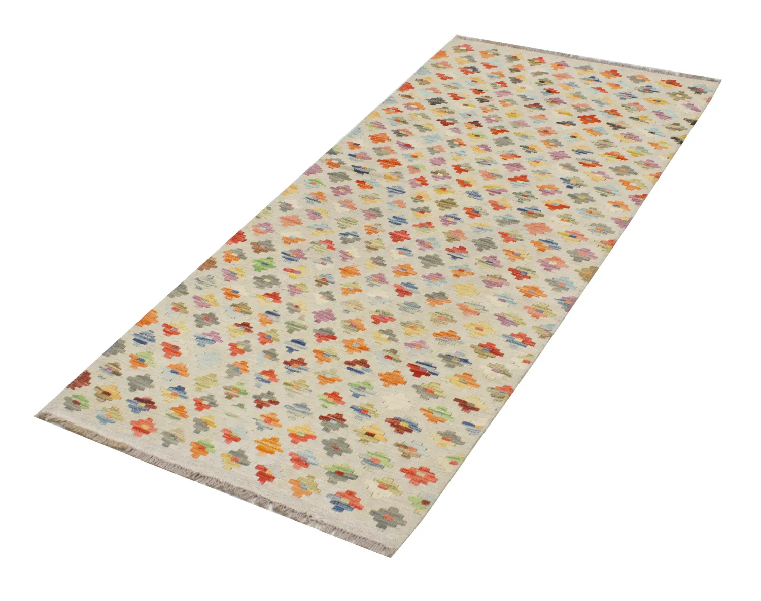 Keleti Szőnyeg - Vegi Kelim Hand Woven - 77 x 197 cm