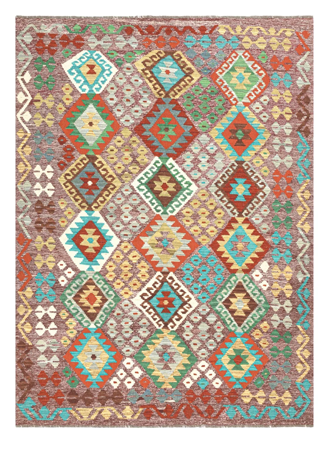 Keleti Szőnyeg - Vegi Kelim Hand Woven - 174 x 241 cm