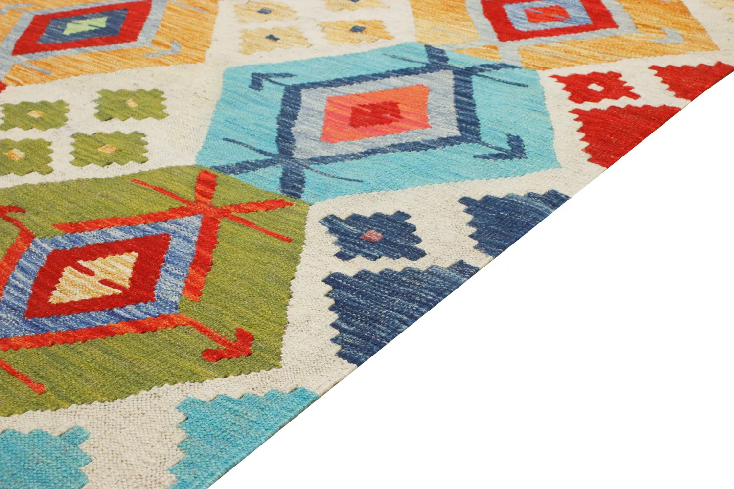 Keleti Szőnyeg - Vegi Kelim Hand Woven - 114 x 172 cm