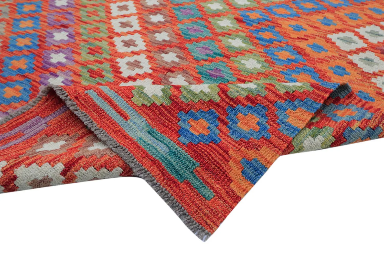 Keleti Szőnyeg - Vegi Kelim Hand Woven - 207 x 301 cm