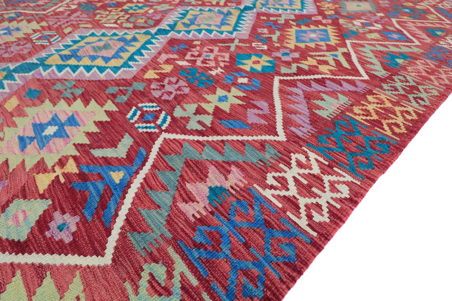 Keleti Szőnyeg - Vegi Kelim Hand Woven - 161 x 243 cm