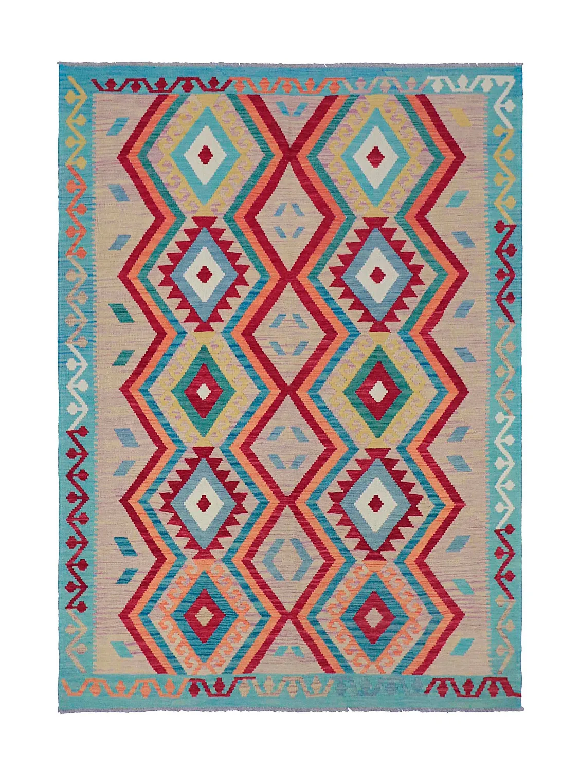 Keleti Szőnyeg - Vegi Kelim Hand Woven - 175 x 247 cm