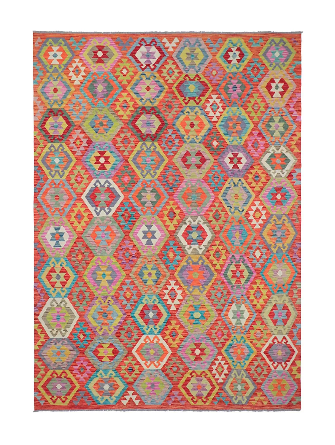 Keleti Szőnyeg - Vegi Kelim Hand Woven - 203 x 296 cm