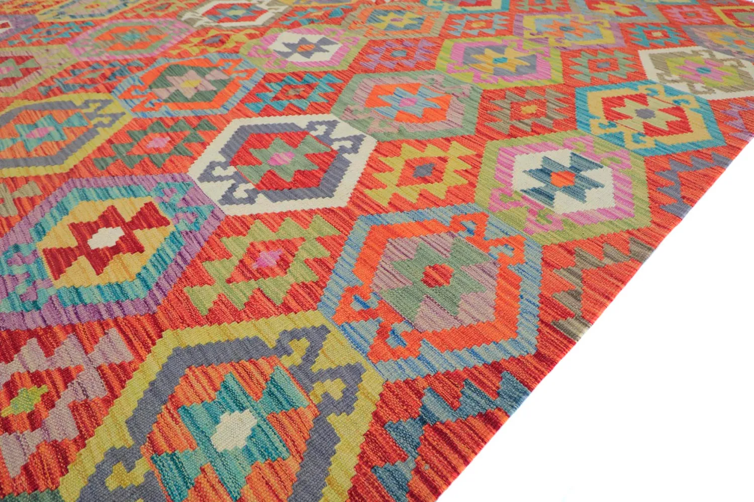 Keleti Szőnyeg - Vegi Kelim Hand Woven - 203 x 296 cm