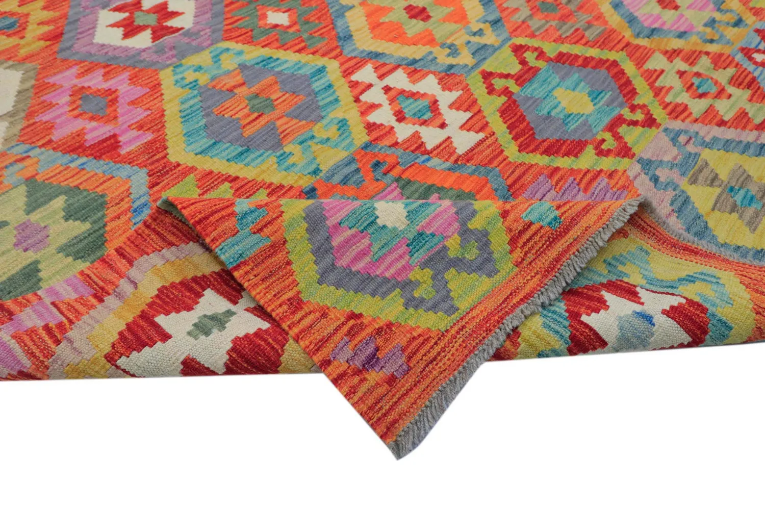 Keleti Szőnyeg - Vegi Kelim Hand Woven - 203 x 296 cm