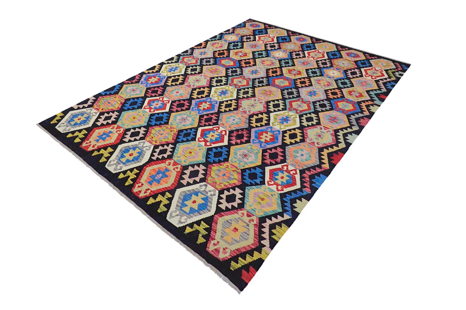 Keleti Szőnyeg - Vegi Kelim Hand Woven - 204 x 294 cm