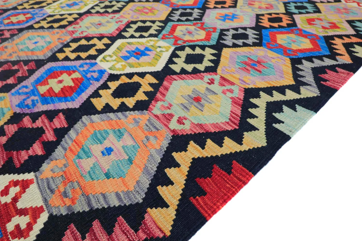 Keleti Szőnyeg - Vegi Kelim Hand Woven - 204 x 294 cm
