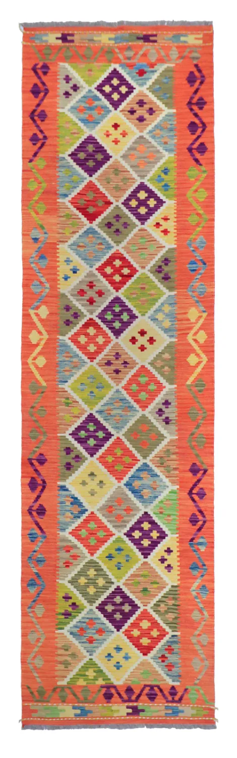 Keleti Szőnyeg - Vegi Kelim Hand Woven - 79 x 298 cm