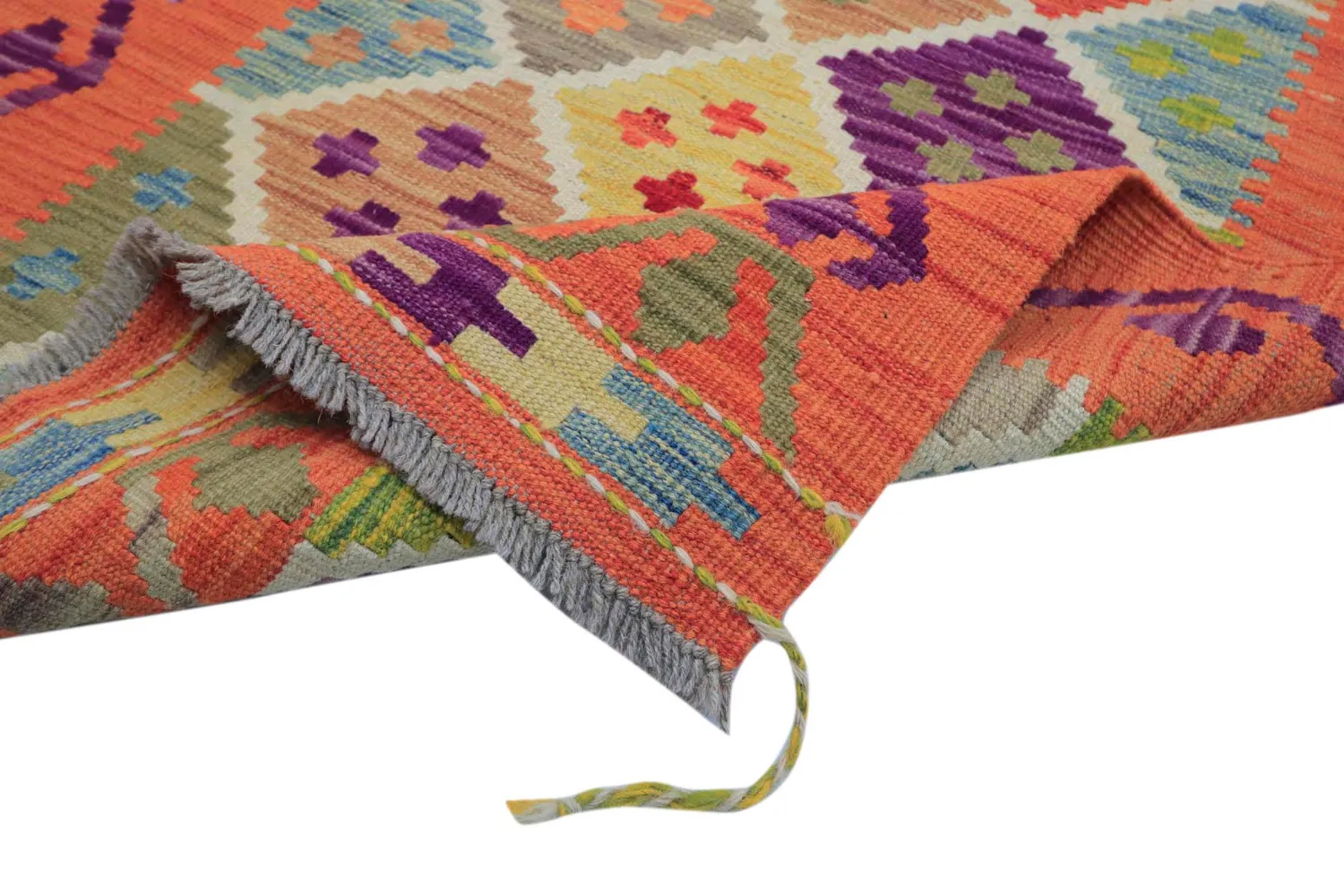 Keleti Szőnyeg - Vegi Kelim Hand Woven - 79 x 298 cm