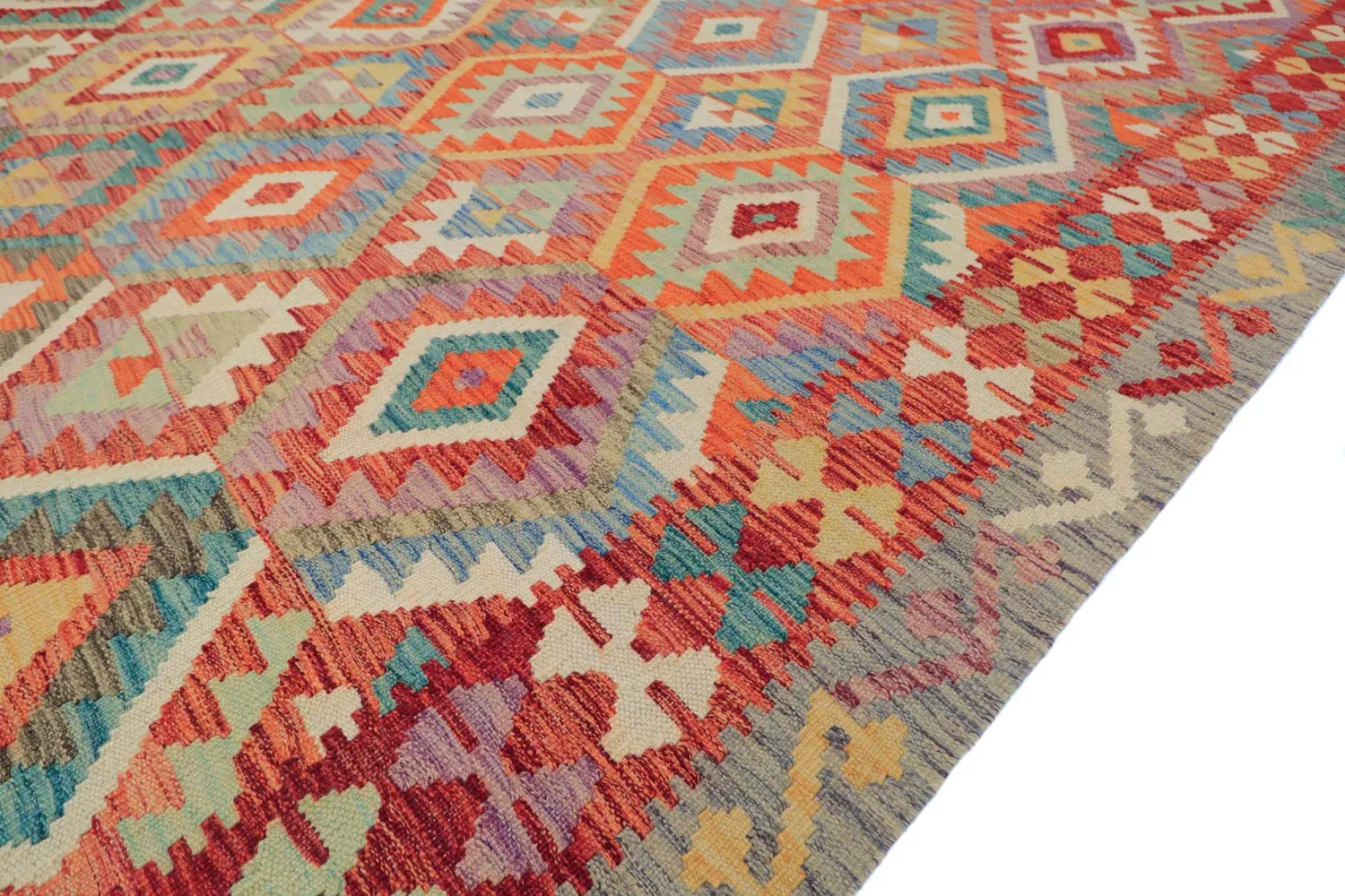 Keleti Szőnyeg - Vegi Kelim Hand Woven - 200 x 286 cm