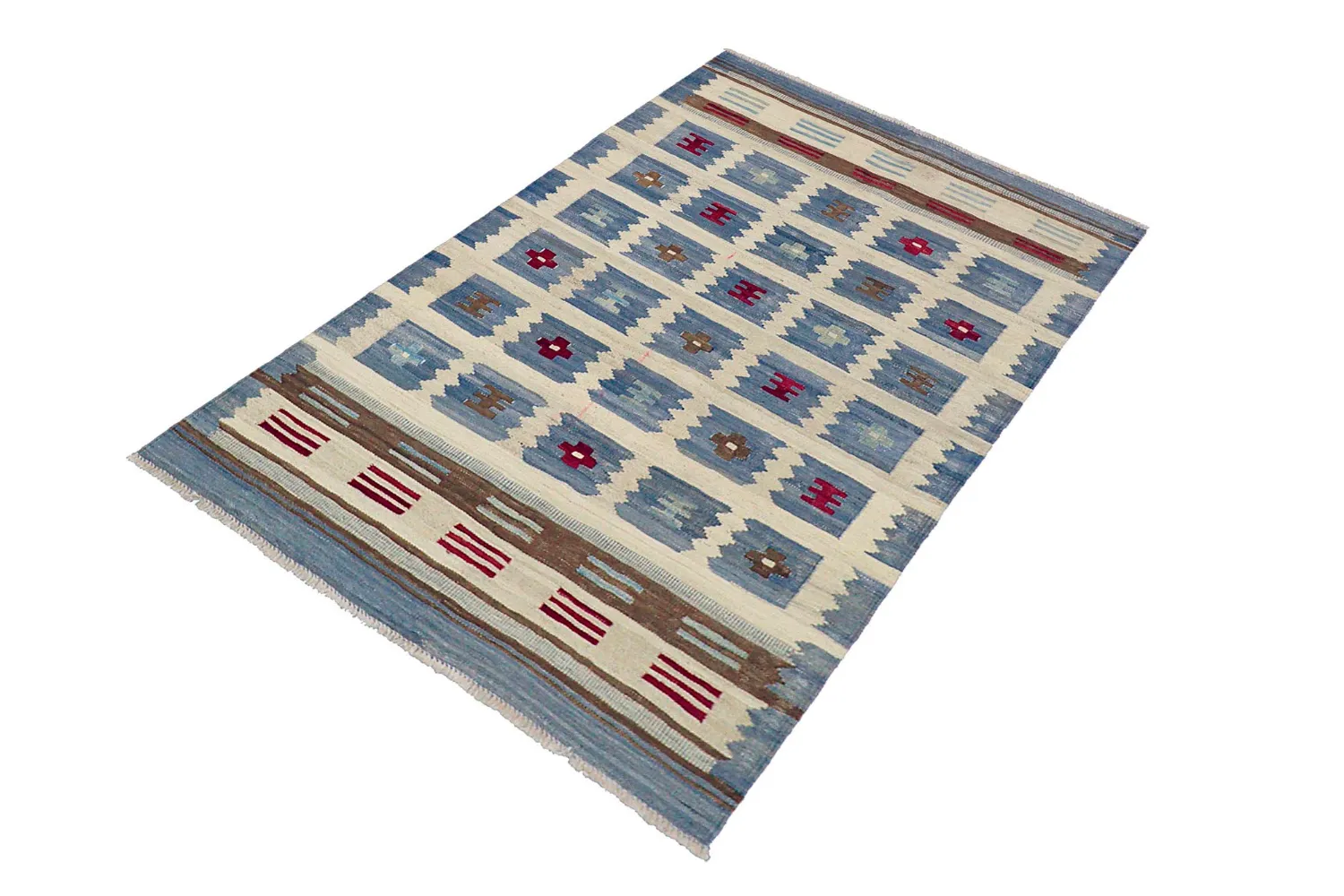 Keleti Szőnyeg - Vegi Kelim Hand Woven - 98 x 151 cm