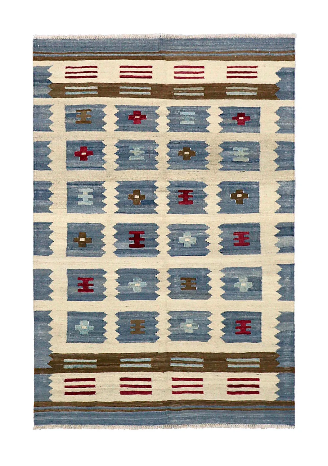 Keleti Szőnyeg - Vegi Kelim Hand Woven - 100 x 148 cm