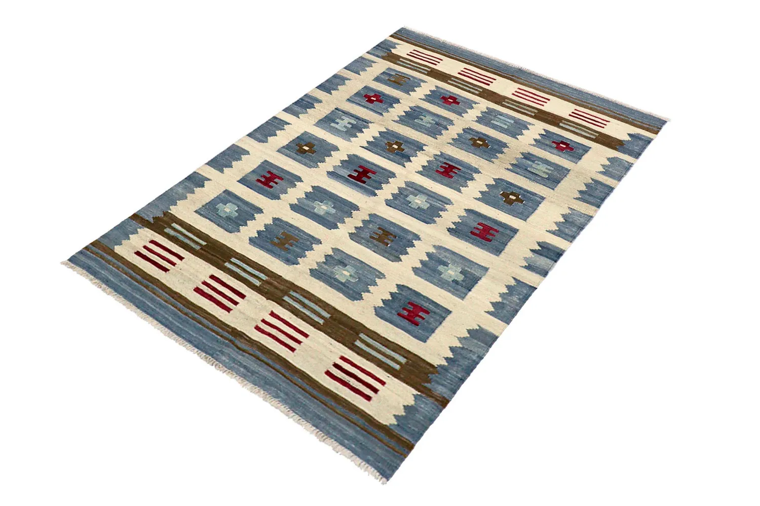 Keleti Szőnyeg - Vegi Kelim Hand Woven - 100 x 148 cm