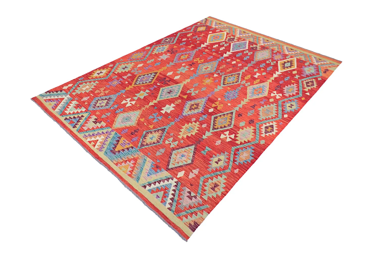 Keleti Szőnyeg - Vegi Kelim Hand Woven - 203 x 299 cm