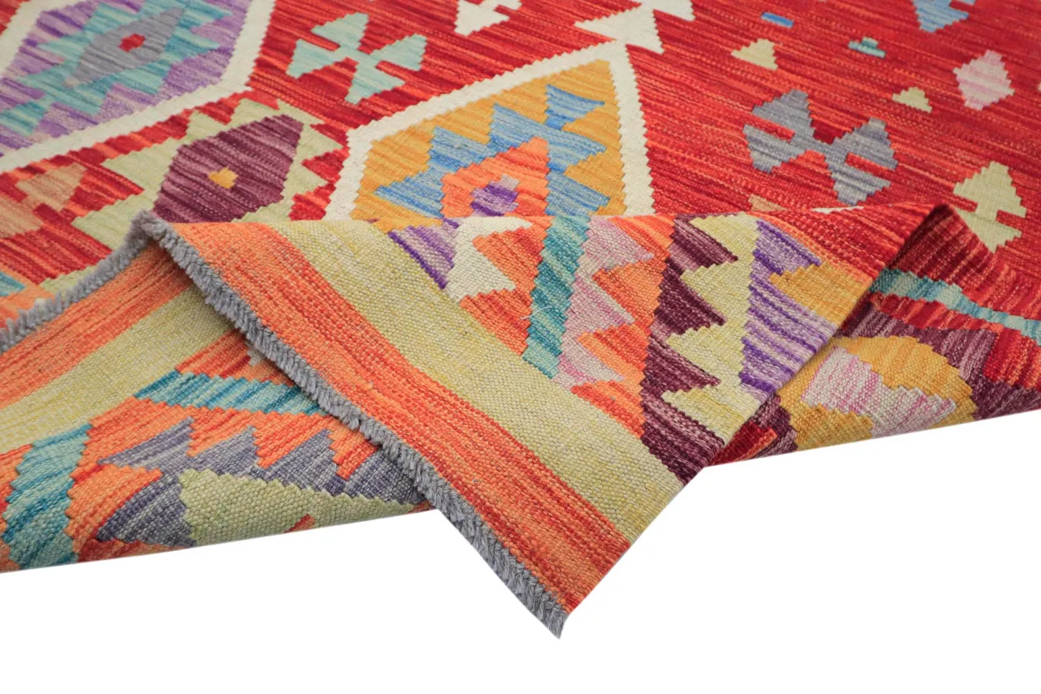 Keleti Szőnyeg - Vegi Kelim Hand Woven - 203 x 299 cm