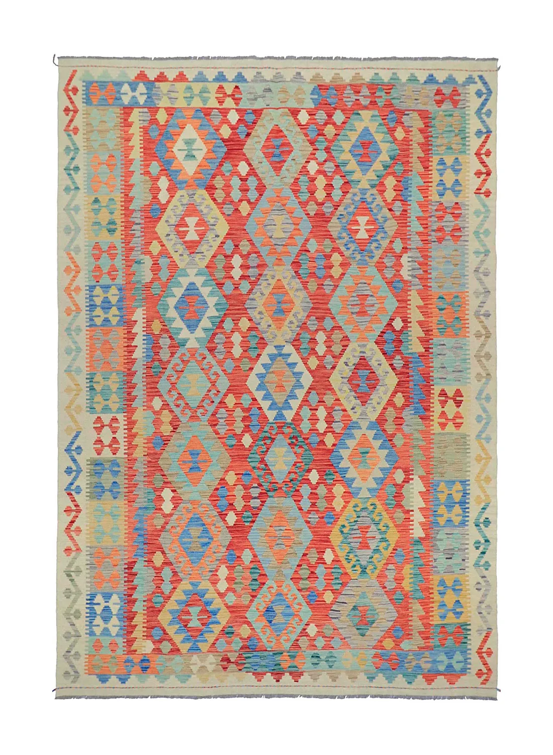 Keleti Szőnyeg - Vegi Kelim Hand Woven - 202 x 294 cm