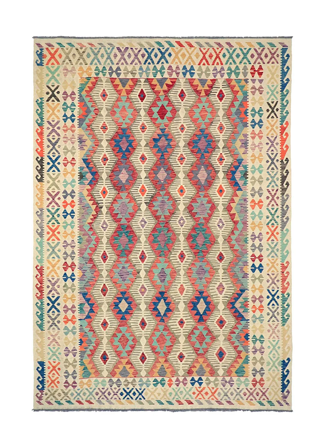 Keleti Szőnyeg - Vegi Kelim Hand Woven - 202 x 293 cm