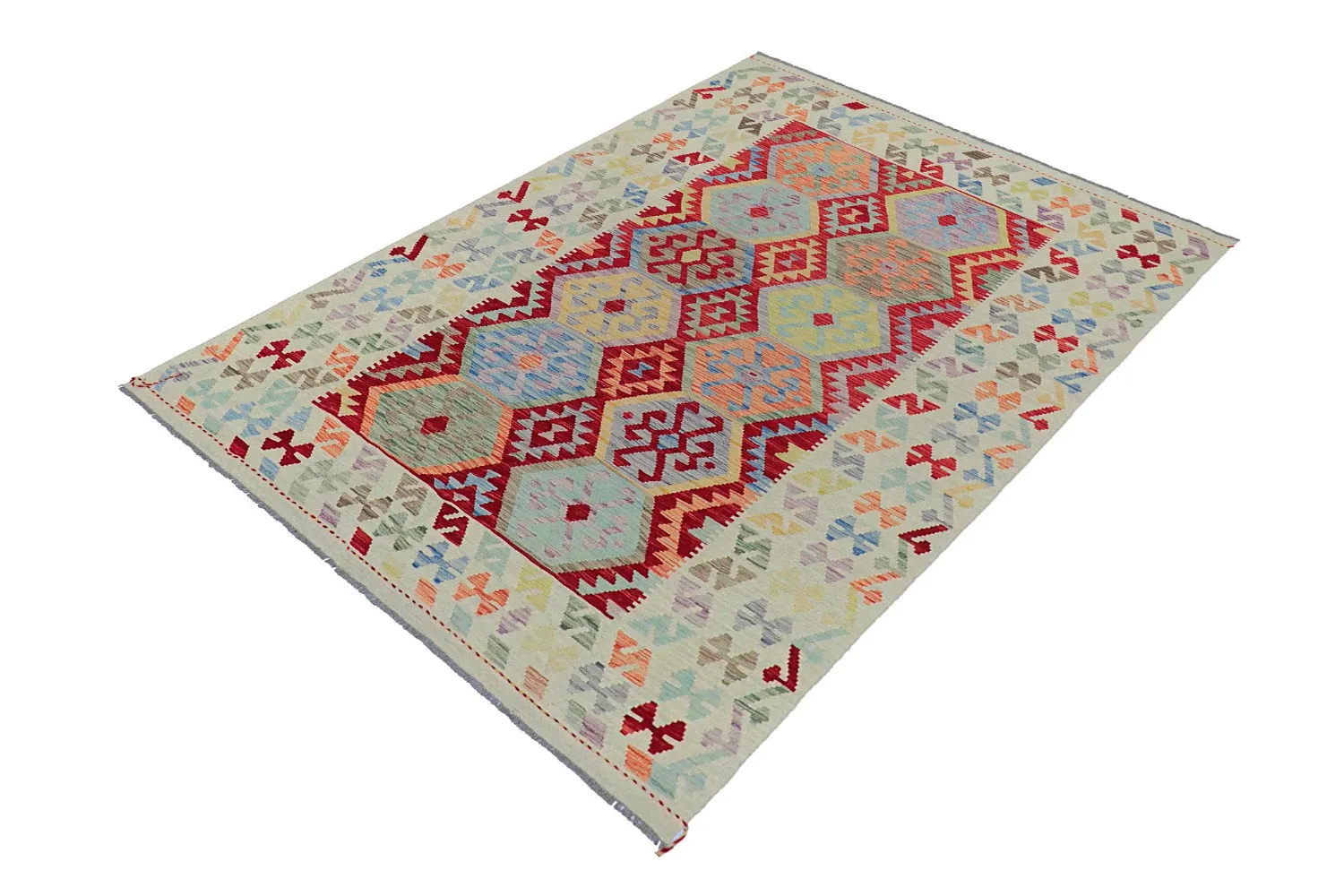 Keleti Szőnyeg - Vegi Kelim Hand Woven - 176 x 247 cm
