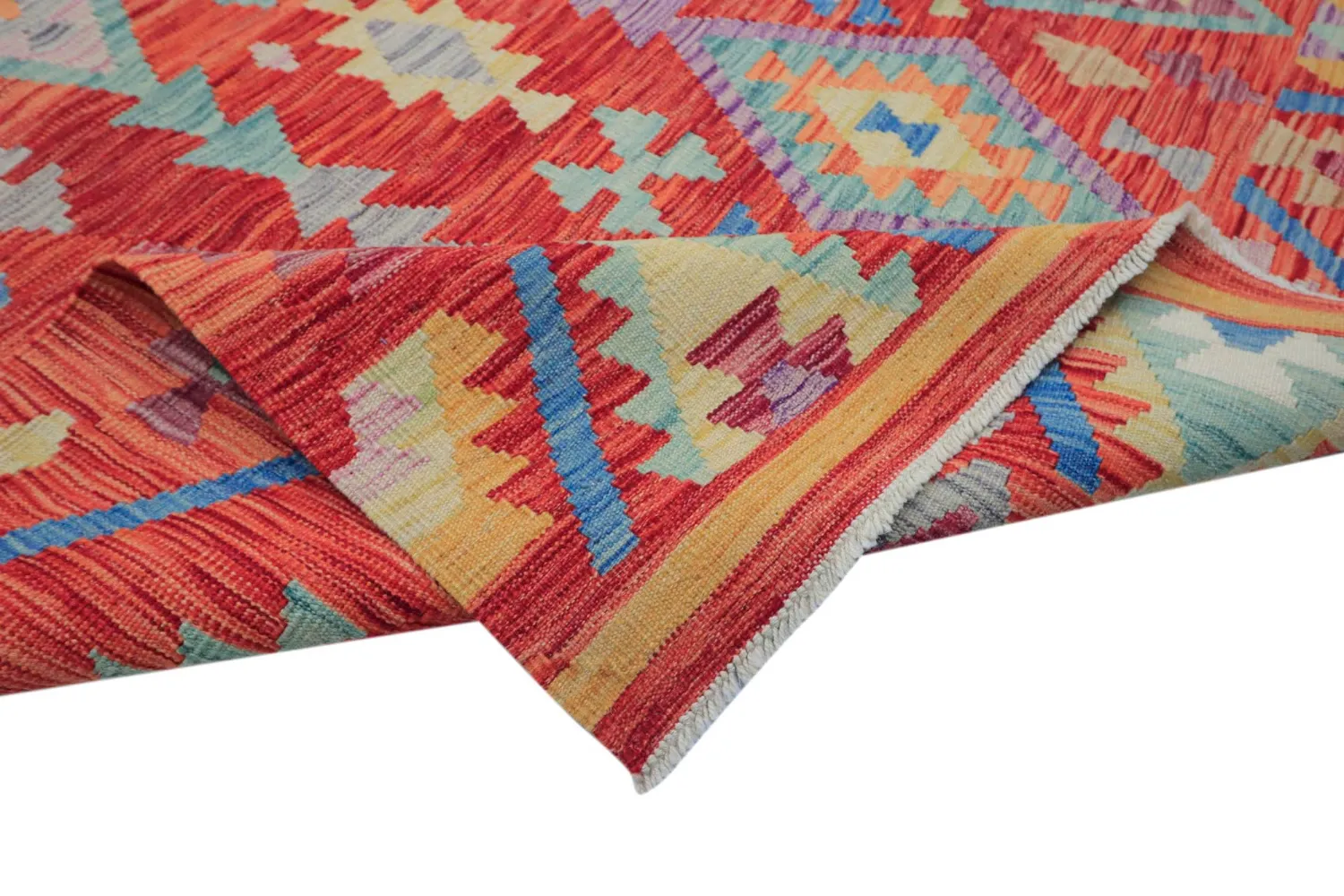 Keleti Szőnyeg - Vegi Kelim Hand Woven - 201 x 300 cm