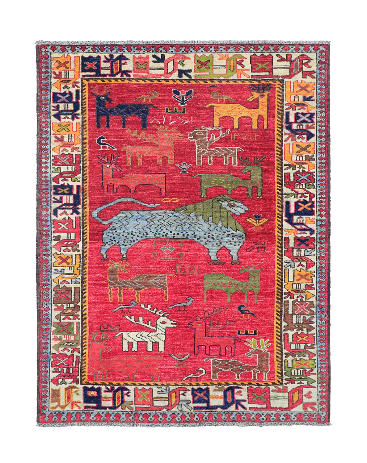 Keleti Szőnyeg - Tribal Hand Knotted - 148 x 199 cm