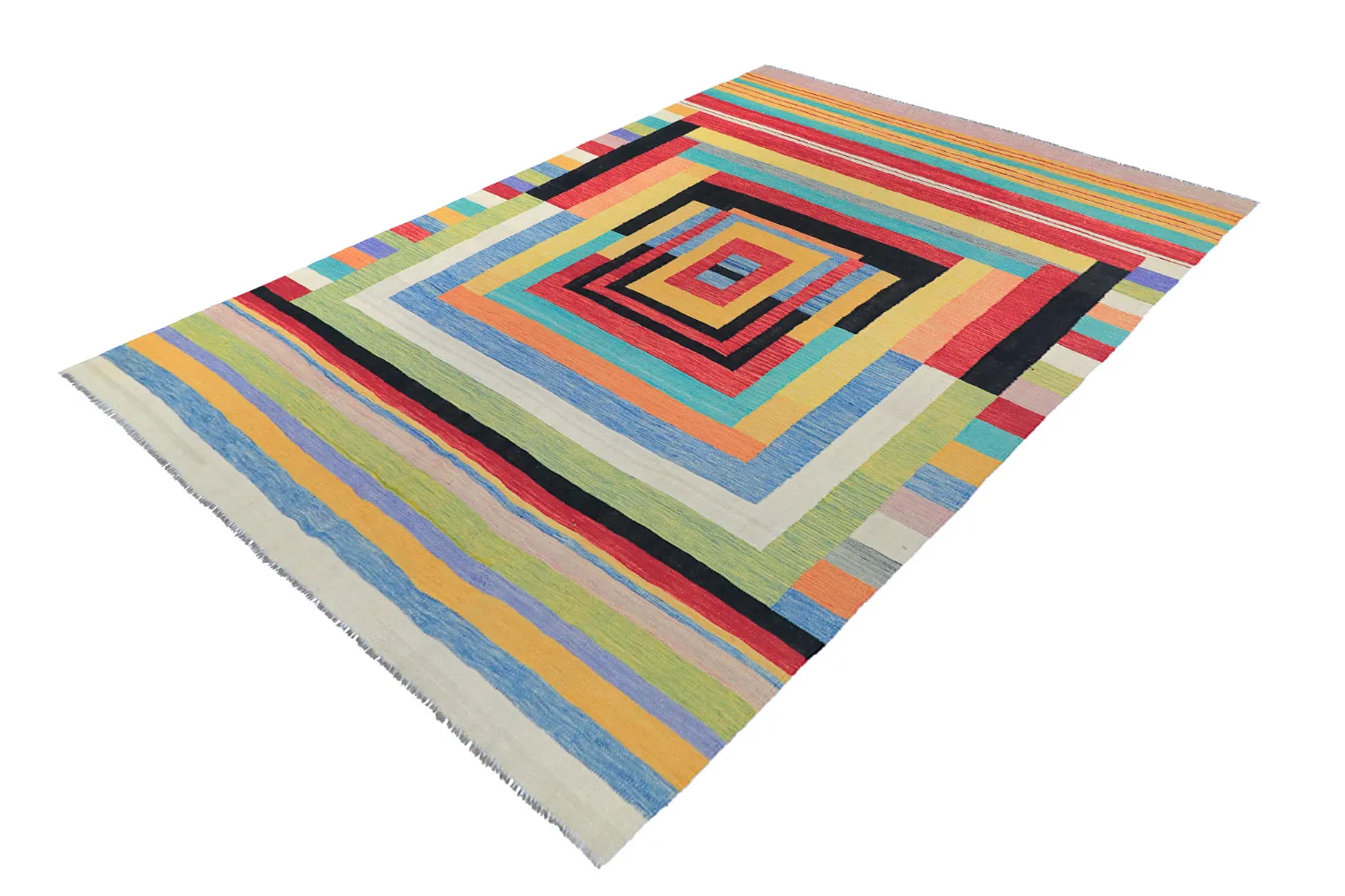Keleti Szőnyeg - Kelim Hand Woven - 201 x 299 cm