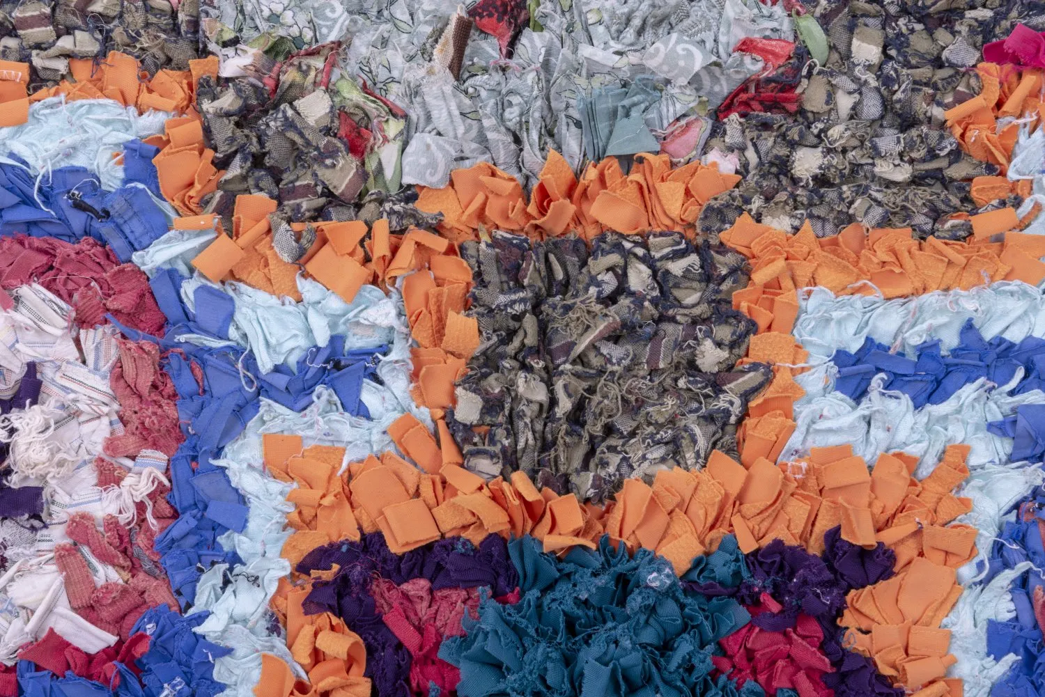 Marokkói Boucherouite szőnyeg 200 x 125 cm
