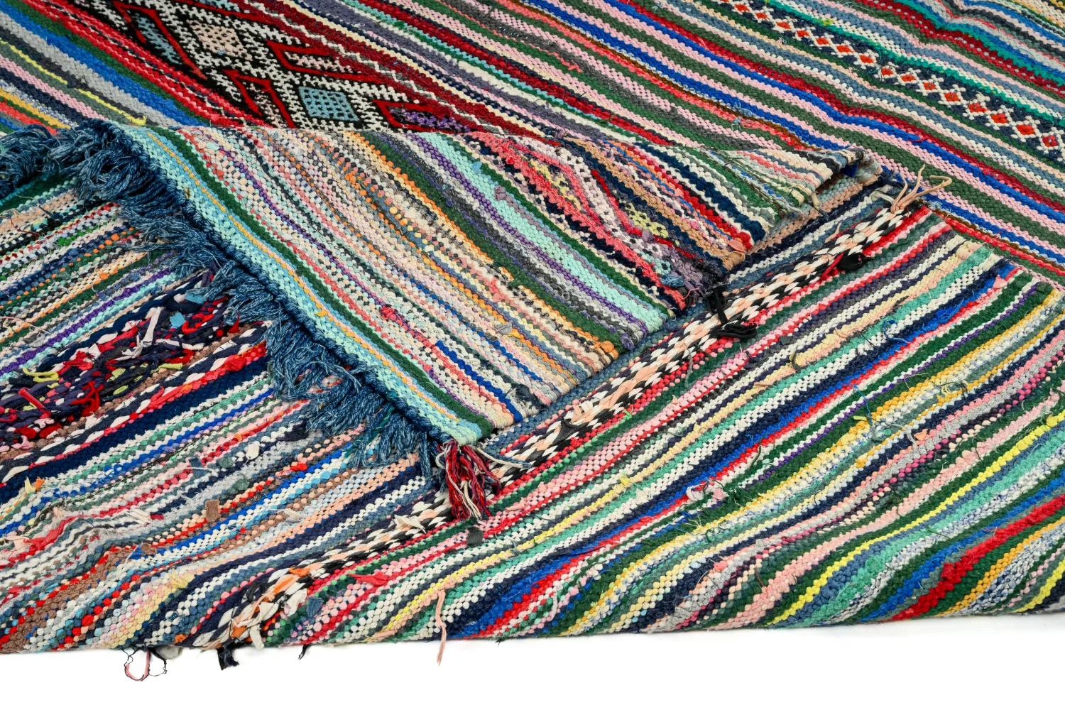 Marokkói Boucherouite szőnyeg 150 x 340 cm