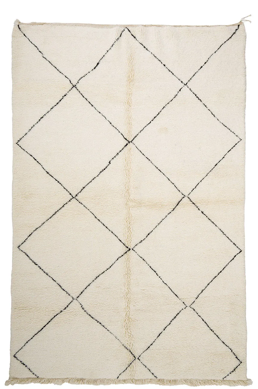 Marokkói Beni Ourain Kelim szőnyeg 195 x 295 cm