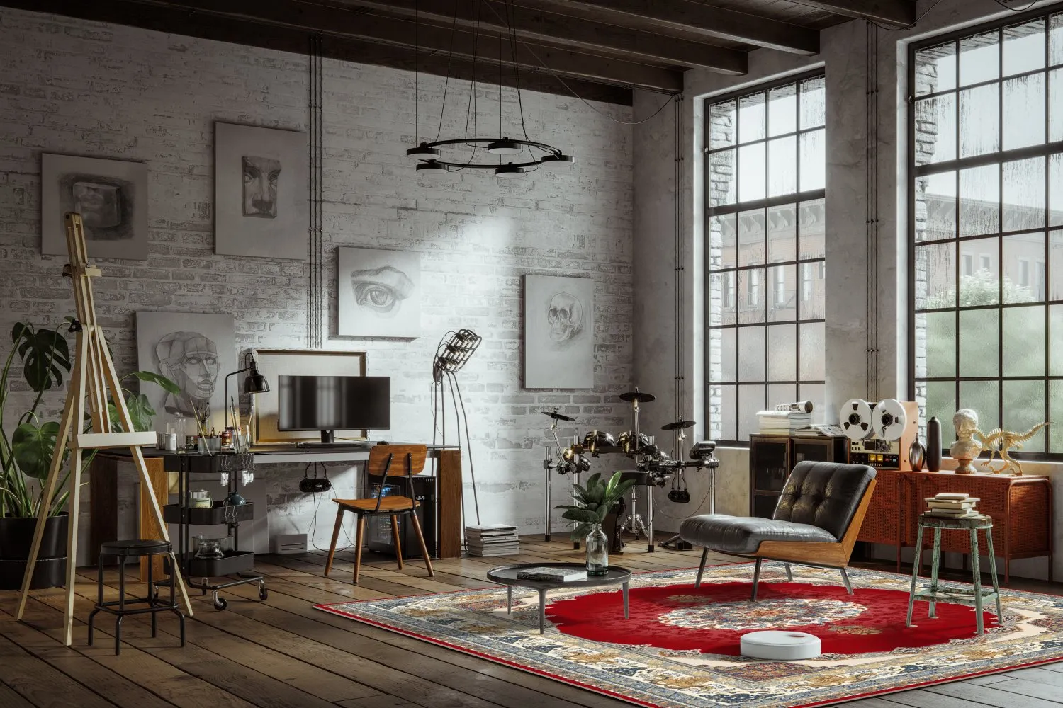 Wilton szőnyeg - Lukla (piros)