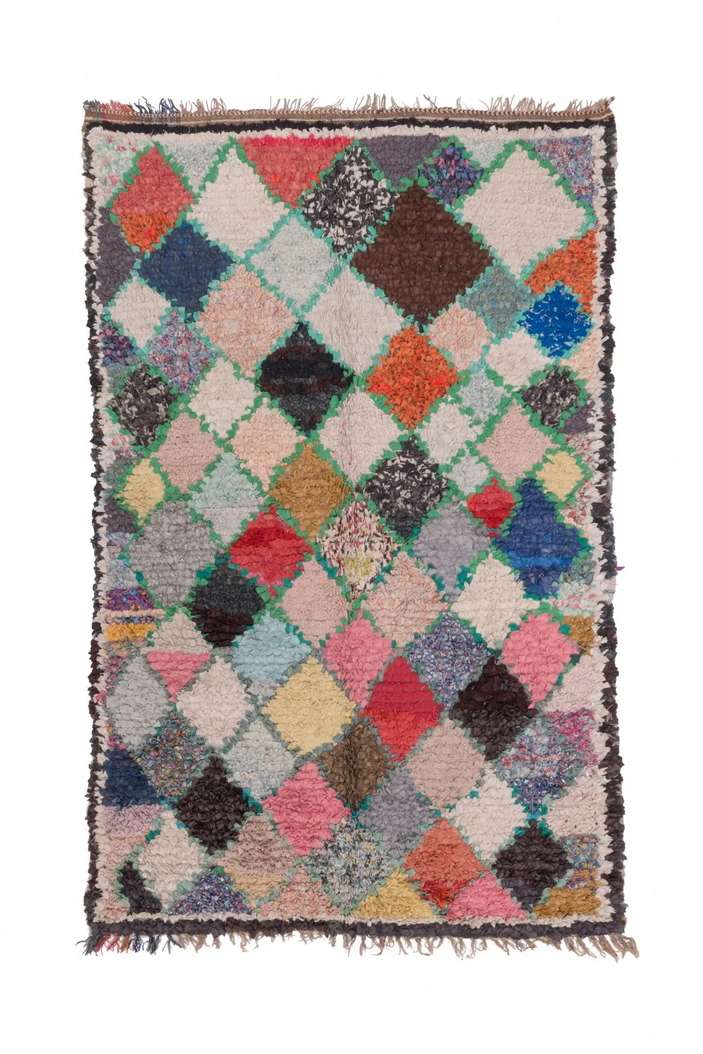 Marokkói Boucherouite szőnyeg 230 x 145 cm