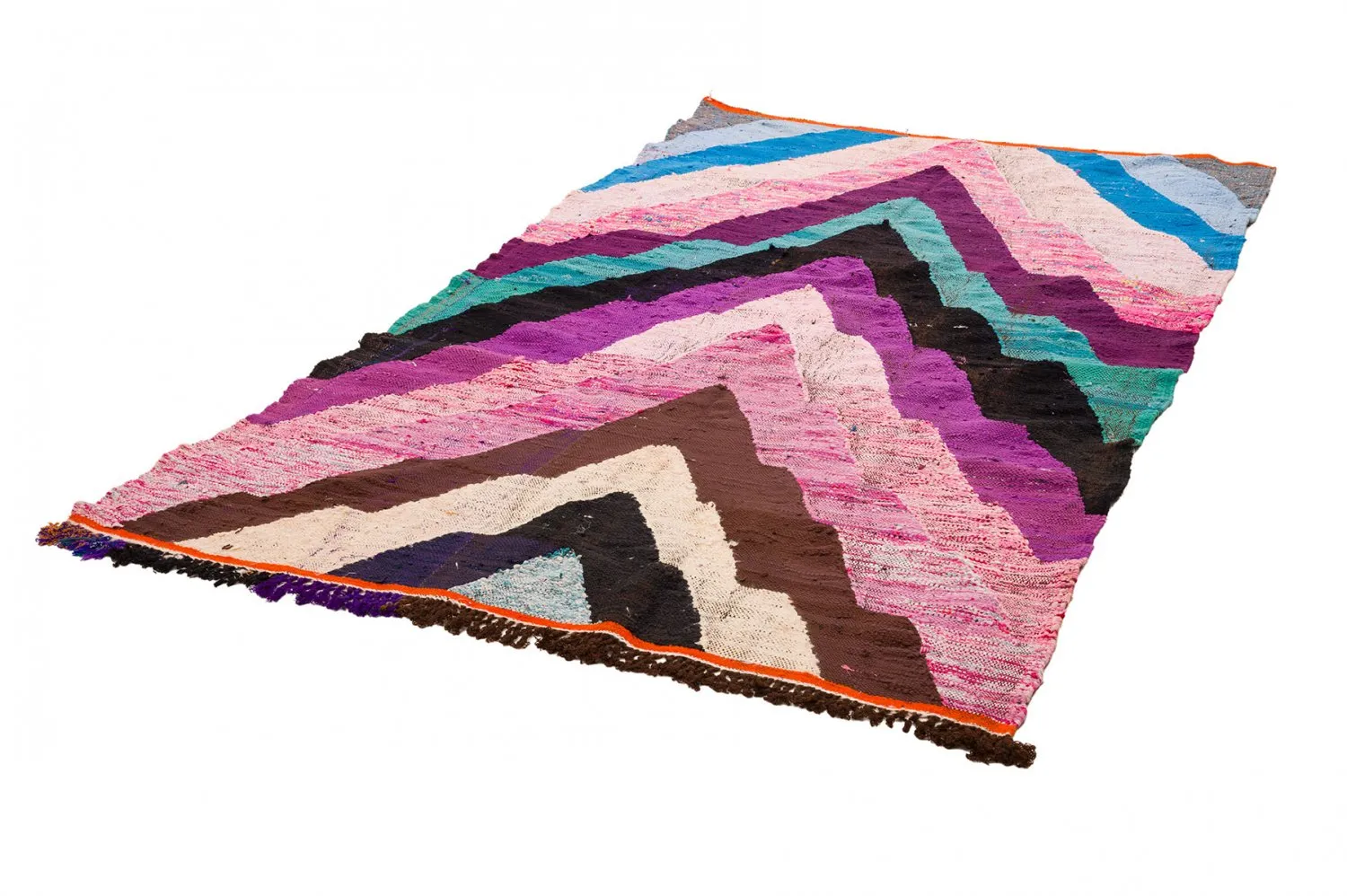 Marokkói Boucherouite szőnyeg 140 x 250 cm