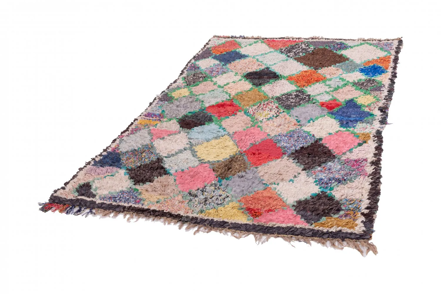 Marokkói Boucherouite szőnyeg 230 x 145 cm