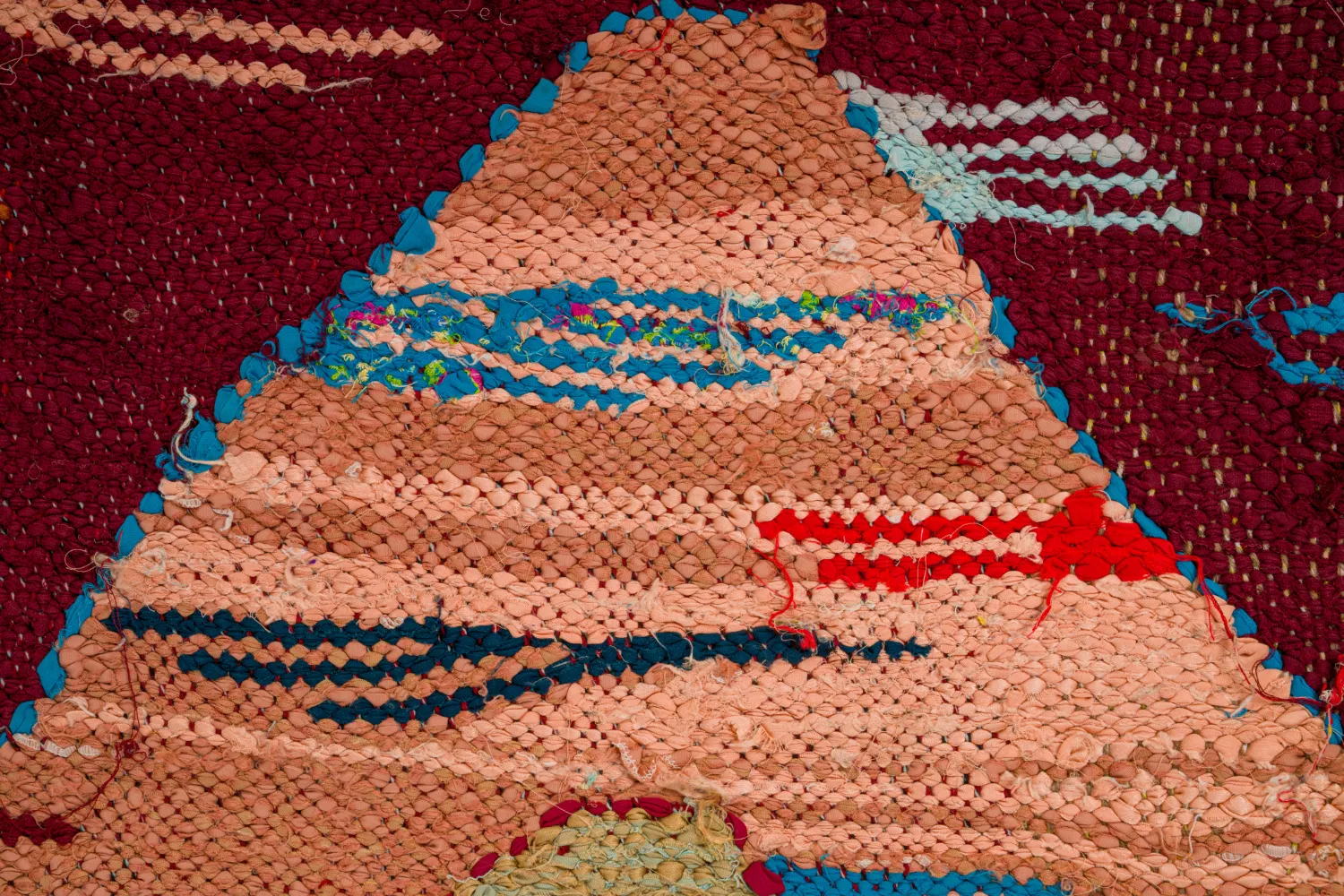 Marokkói Boucherouite szőnyeg 160 x 295 cm