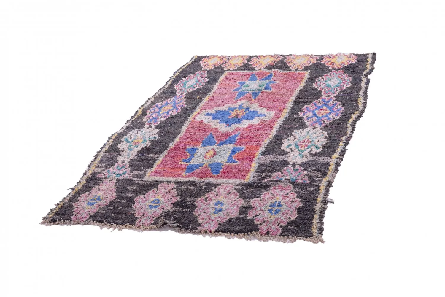 Marokkói Boucherouite szőnyeg 225 x 130 cm