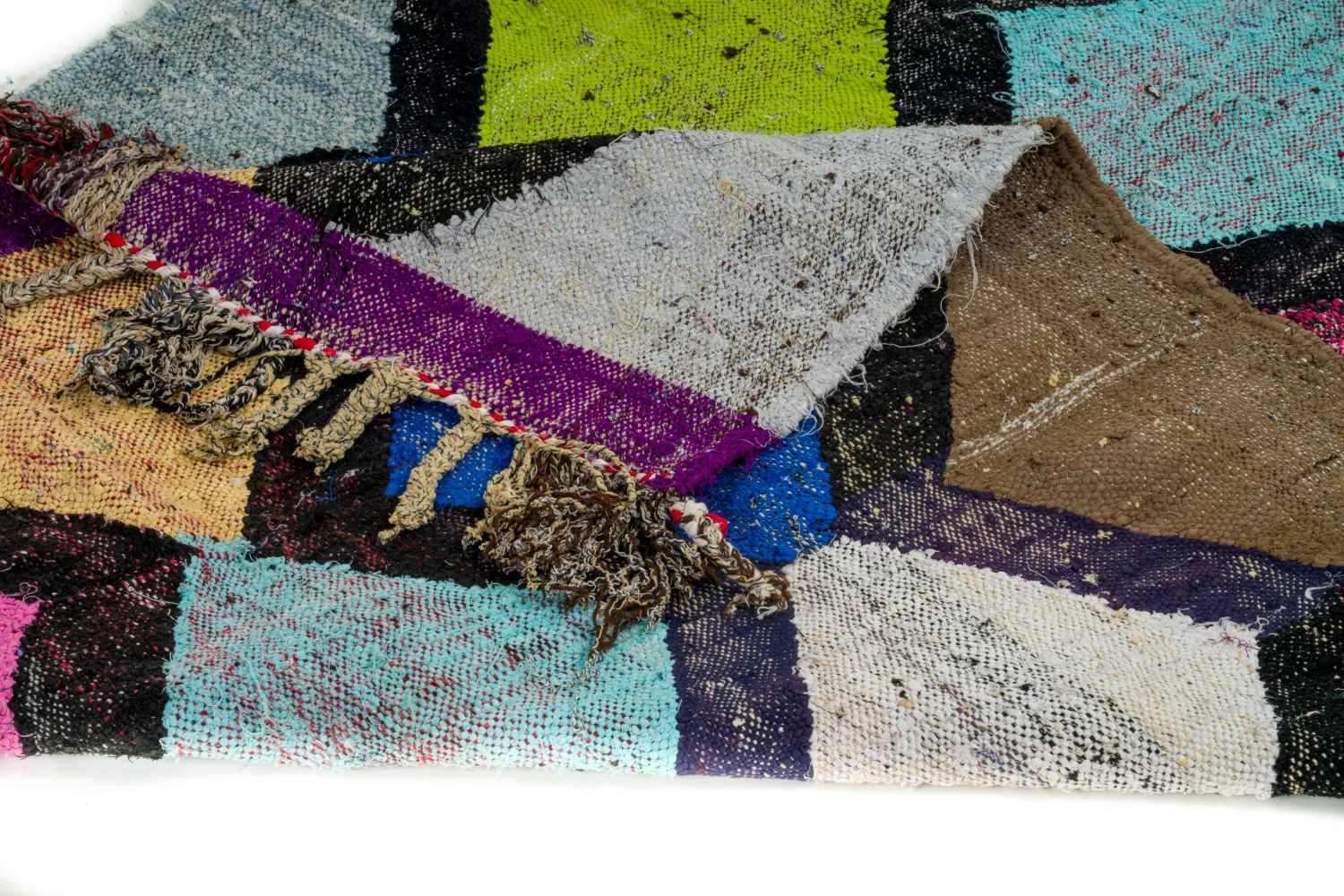 Marokkói Boucherouite szőnyeg 135 x 230 cm