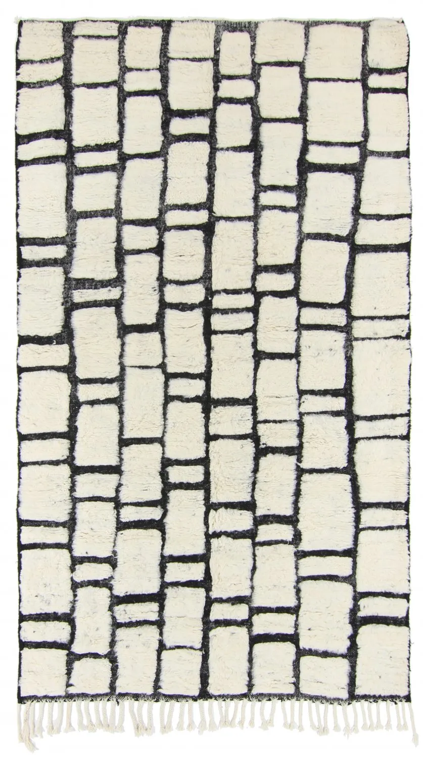 Marokkói Beni Ourain Kelim szőnyeg 270 x 150 cm