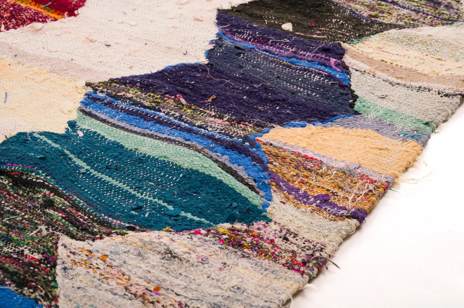 Marokkói Boucherouite szőnyeg 155 x 325 cm