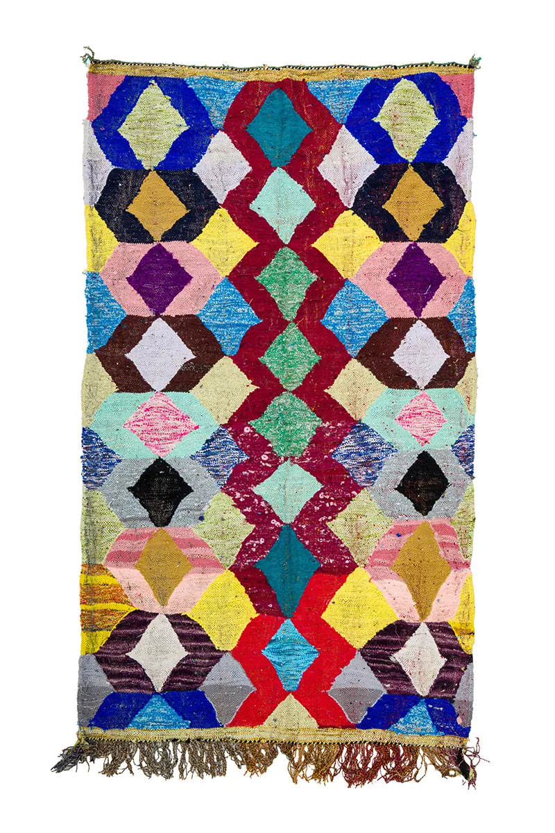 Marokkói Boucherouite szőnyeg 150 x 255 cm