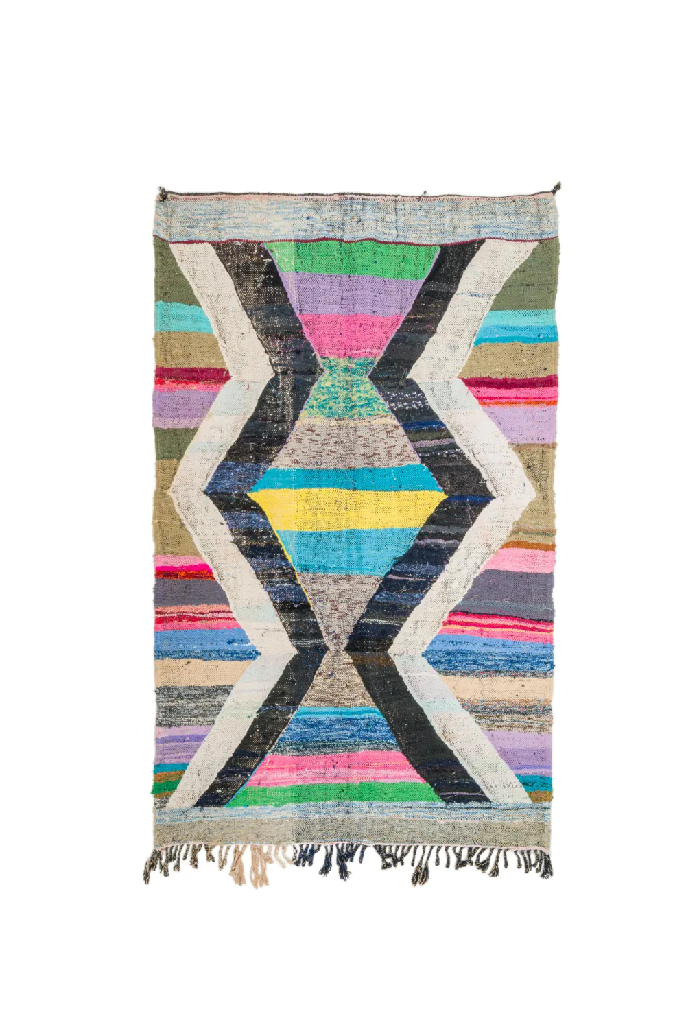 Marokkói Boucherouite szőnyeg 130 x 220 cm