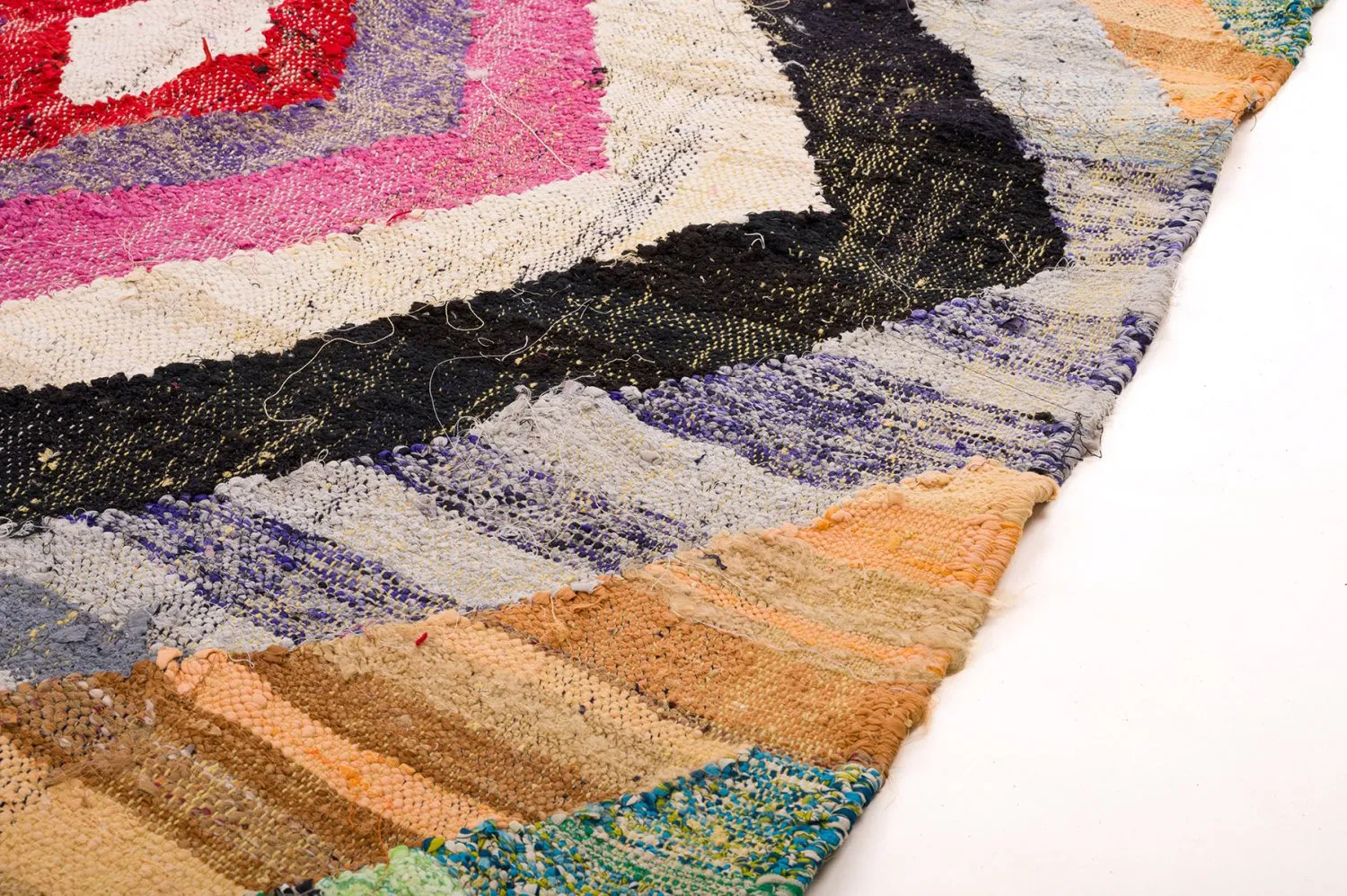 Marokkói Boucherouite szőnyeg 155 x 285 cm