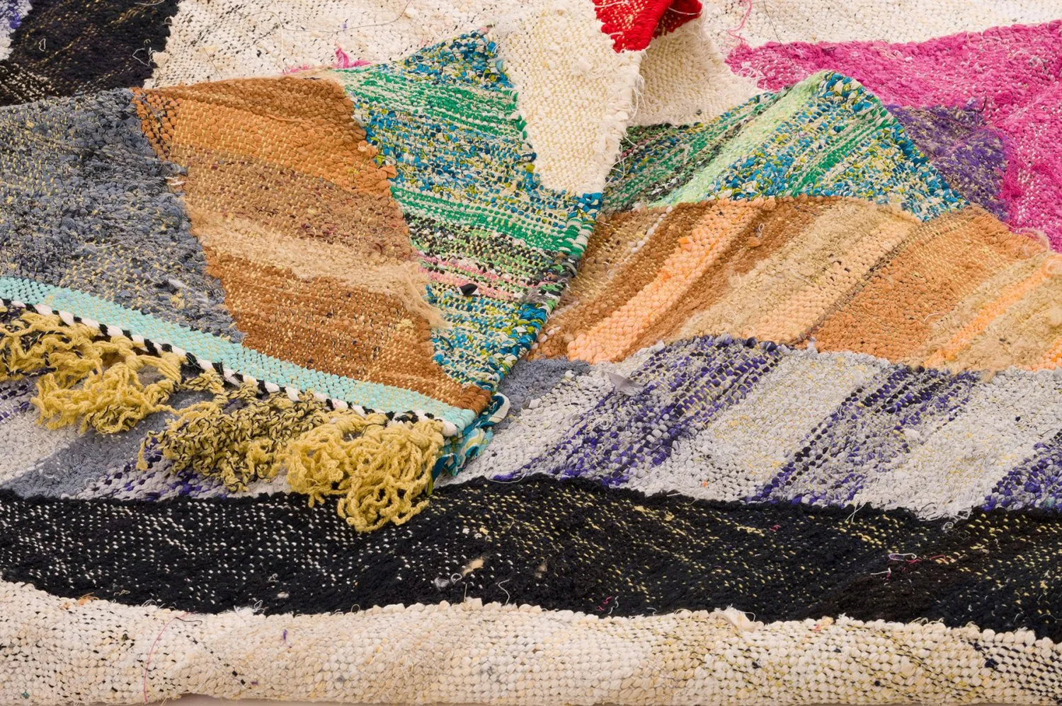 Marokkói Boucherouite szőnyeg 155 x 285 cm