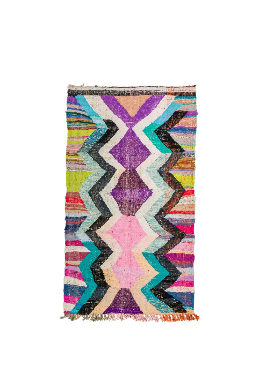 Marokkói Boucherouite szőnyeg 130 x 235 cm