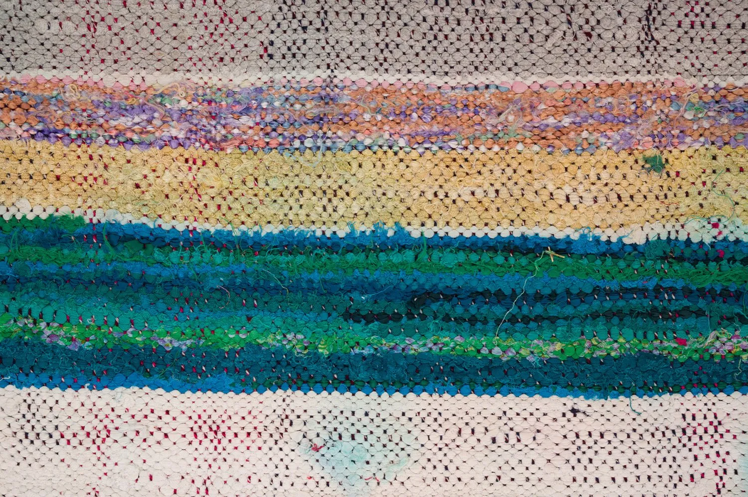 Marokkói Boucherouite szőnyeg 145 x 295 cm