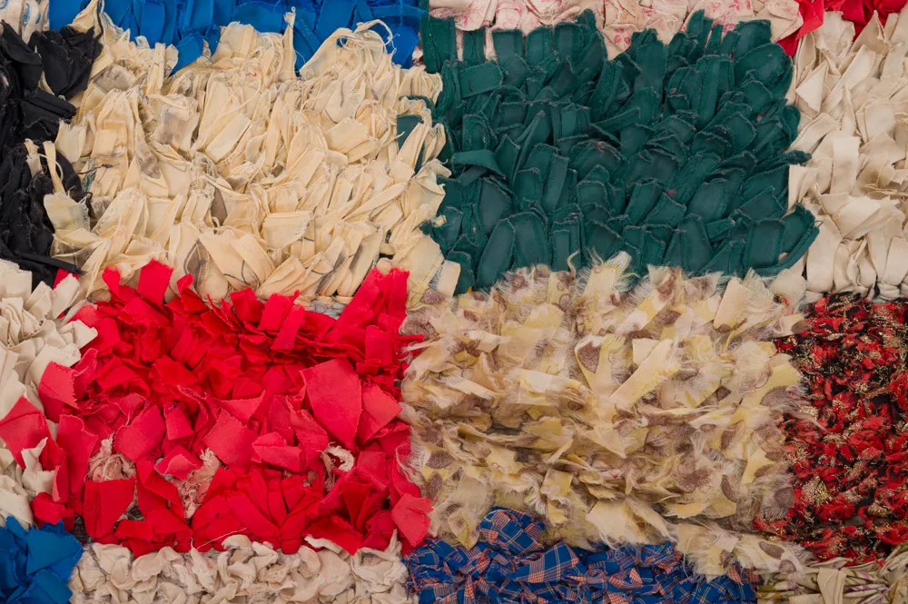 Marokkói Boucherouite szőnyeg 280 x 155 cm