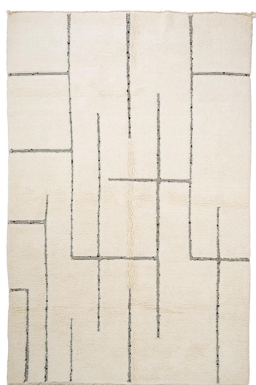 Marokkói Beni Ourain Kelim szőnyeg 200 x 315 cm